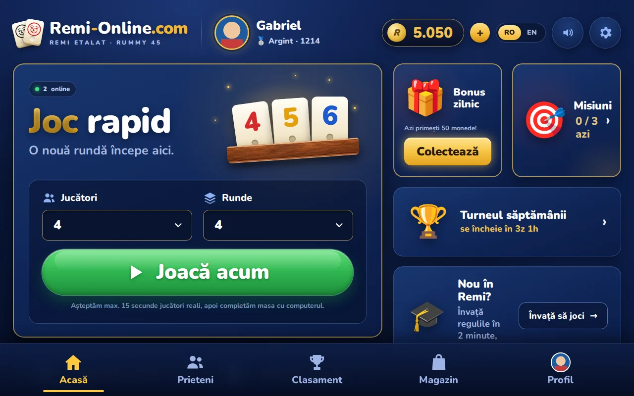 Șeptică Online lobby